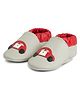 Elves the Shoemakers Car Patch Embroidered Booties - Grey