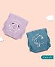 A Toddler Thing Dry Feel Ultra Nappies 2.0 | 100% Cotton & Reusable | Double Gussets for Leak Protection | Baa Baa Jumbo 0-3m | Pack of 2