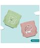 A Toddler Thing Dry Feel Ultra Nappies 2.0 | 100% Cotton & Reusable | Double Gussets for Leak Protection | Poo & Roar 0-3m | Pack of 2