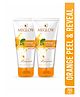 Meglow Orange Peel & Reveal Mask  Natural Rose Water & Sesame Extracts -Set of 2 x 70g