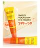 Meglow Pro Care Hydrating Sunscreen Gel SPF 50 PA+++ with Glycolic Acid, Water-Resistant, Ultra-Matte Finish  -30ml each
