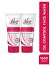 Alite Oil Control Gentle Face Wash Enriched with Stearic Acid & Polyethylene Beads for Oil Control Face Wash Set of 2 x 100g