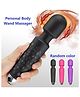 ADKD Rechargeable Handheld Body Massager  Waterproof, Whisper Quiet, Medical-Grade Silicone, Travel-Friendly (Color and Design Vary May)