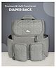 Mi Arcus Backpack Travel Friendly Diaper Bag with Diaper Changing Sheet for Mom and Dad- Light Green