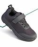 Pine Kids Velcro Closure School Shoes - Black