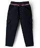 Rikidoos Solid Pocket Detailed Cargo Pant - Navy Blue