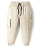 Rikidoos Solid Pocket Detailed Cargo Joggers - Off White