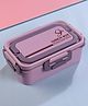 SKI Plastoware Leak Proof Lunch Box with Inner Container & Spoon - Pink (Print may vary)