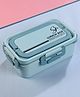 SKI Plastoware Leak Proof Lunch Box with Inner Container & Spoon - Light Blue (Print may vary)
