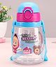 Masha & The Bear Celina Water Bottle With Straw & Sling Pink & Blue- 450 ml
