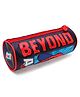 Marvel By SKI Spiderman Round Nylon Pouch With Zipper Closure - Black