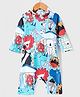KIDLINGSS Full Sleeves Wild Animals Printed Swimsuit - Multi Colour