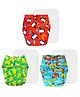 Dumbledo Premium Cloth Diaper with Leak-Proof, Absorbent 6-layer White Insert - Dryfeel with Comfortable Fit for 3 Months to 3 Years, Pack of 3