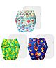 Dumbledo Premium Cloth Diaper with Leak-Proof, Absorbent 6-layer White Insert - Dryfeel with Comfortable Fit for 3 Months to 3 Years, Pack of 3