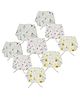 Dumbledo Newborn Muslin Cotton Printed Nappies - Multicolor Reusable Langots, U Shaped, Extra Soft Cloth Nappies for Unisex Babies, 0 - 6 Months - Pack of 9