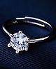 Silver Chest 925 Silver Zircon Vintage Ring Adjustable | Perfect Gifts for Girlfriend , Sister & Bhabhi Women & Girls | Stylish & Elegant Design