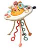 Elecart Baby Sensory Montessori Toy | Silicone Pull String Teething Toy for Toddlers 1+ | Fine Motor Skills & Learning Activity | Travel-Friendly Infant Development Toy | BPA-Free Baby Fidget Toy