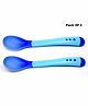 Baby Miniature Temperature Sensing Spoon Pack of 2 - Blue