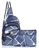 Echo Boomers Cross body sling bag, shoulder and chest bag Combo with pouch For Women & Men  (Blue & Orange)