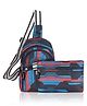 Echo Boomers Cross body sling bag, shoulder and chest bag Combo with pouch For Women & Men (Black, Blue, Red)