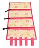 Echo Boomers Portable Wall Hanging Storage for Hair Accessories, Makeup, Toiletries, Kids Items & Kitchen Tools (Pink & Yellow)