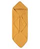 NINTARA BABY Ultra Absorbent Soft  Pure Organic Cotton Hooded Towel Pack of 1 - Mustard