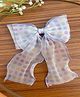 Radhya accessories Bow Applique Detailed Polka Dots Designed Hair Clip - Purple