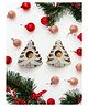 On Earth Christmas tree tea light holder (set of 2)