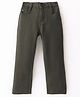 Noddy Cotton Lycra Solid Stretchable Pant - Green