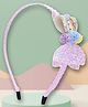 Asthetika Bow Glitter Designed Hair Band -  Purple
