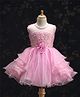 M'PRINCESS  Pink Sleeveless Party Wear Dress - Pink