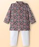 Ridokidz Full Sleeves Floral Printed Kurta Pyjama - Multi Colour