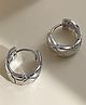 Teulrip Small Geometric Hoop Earrings - Silver