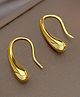 Teulrip Titanium Steel Hook Earrings - Golden
