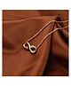 TEULRIP Stainless Steel Infinity Shape Necklace - Golden