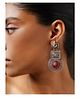 Abdesigns Contemporary Dual Tone High Quality Earring-50g