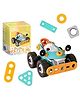 BitFeex Soft Rubber Block Assembly Vehicle Practical Ability Improves Imagination Enhances Creativity Building Blocks for Children Engineering Vehicle Toy DIY Assembled STEM Educational Toy for Toddlers Children - 41 Pieces