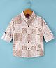 Radutu Full Sleeves Paisley Printed Shirt - Fawn