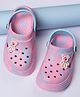 Toothless Teddy Bear Applique Detailed & Tie Dye Clogs - Pink & Sea Green