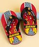 Toothless Marvel Avengers Featuring Iron Man Designed Flip Flops - Red