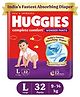 Huggies Complete Comfort Wonder Pant Style Diaper Size Large - 32 Diapers