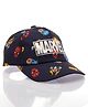 Pine Kids Marvel Cotton Blend Knit Baseball Cap With Marvel Print Navy Blue - Diameter 50 cm