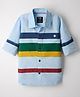 Noddy Full Sleeves Striped Shirt - Light Blue