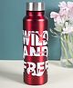 VON CASA Red Stainless Steel 750 ml Water Bottle | Stainless Steel (Red)