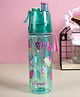 Voncasa Light Sea Green 500 ml Transparent Plastic Water Bottles | Leak proof