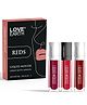 Love Earth Liquid Mousse Matte Lipstick Pack of 3 - Reds - Pack Of 3