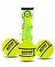 jaspo Activo Tennis Cricket Ball, 66mm, Wool Felt Cover, 80g Weight, High Bounce Rubber Core,Premium Tennis Cricket BallsSuperior Grip & Durable Performance for Practice & Matches (Pack of 3, Green)