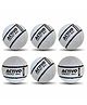JASPO Activo Tennis Cricket Ball, 66mm, Wool Felt Cover, 80g Weight, High Bounce Rubber Core,Premium Tennis Cricket BallsSuperior Grip & Durable Performance for Practice & Matches (Pack of 6, White)
