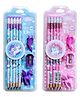 PLUSPOINT 26 Pieces Unicorn Pencils for Girls, 20 Unicorn Pencils with 2 Erasers 2 Grips 2 Sharpeners Colorful Kids Pencils Cute Unicorn School Supplies for Classroom Reward Party Favor (unicorn)