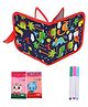 PLUSPOINT Erasable Doodle Book for Kids Toddlers Activity Toys Reusable Drawing Pads with Watercolor Pens,Travel Art Toy, Road Trip Car Game Writing Painting Set for Boys and Girls (6 Pages)